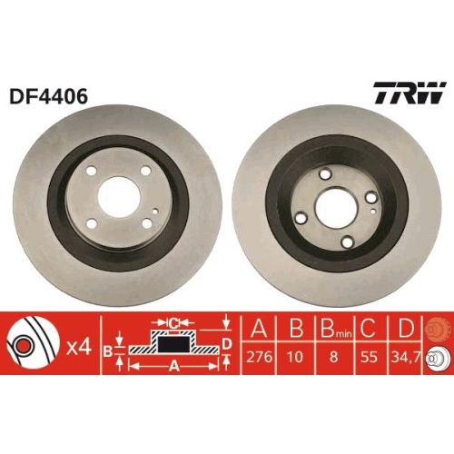 TRW Bremsscheibe