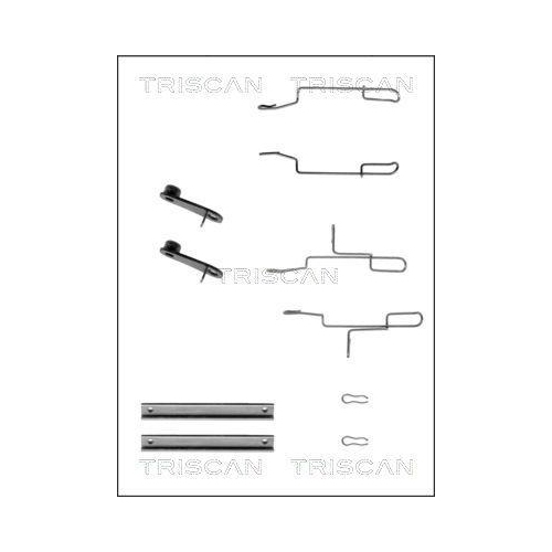 TRISCAN Zubeh&ouml;rsatz, Scheibenbremsbelag