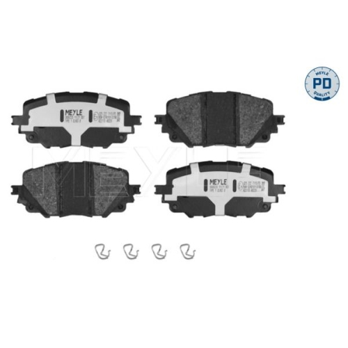 MEYLE Bremsbelagsatz, Scheibenbremse MEYLE-PD: Advanced performance and design.