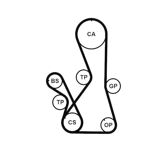 CONTINENTAL CTAM Zahnriemensatz