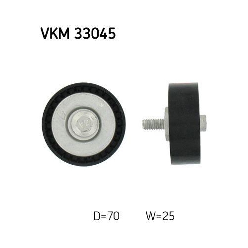 SKF Umlenk-/F&uuml;hrungsrolle, Keilrippenriemen