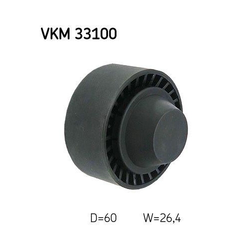 SKF Umlenk-/F&uuml;hrungsrolle, Keilrippenriemen