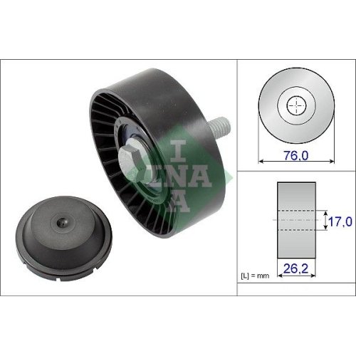 Schaeffler INA Umlenk-/Führungsrolle, Keilrippenriemen