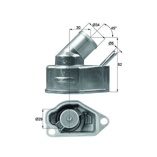 MAHLE Thermostat, Kühlmittel BEHR