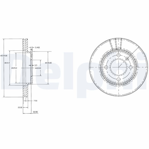 DELPHI Bremsscheibe