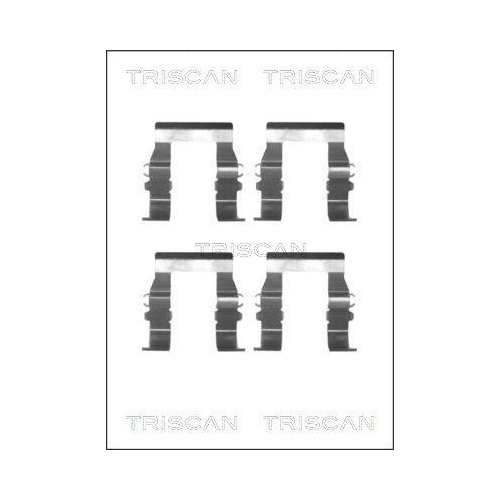TRISCAN Zubehörsatz, Scheibenbremsbelag