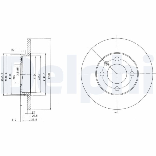 DELPHI Bremsscheibe