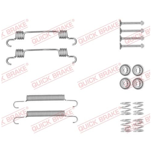 QUICK BRAKE Zubehörsatz, Feststellbremsbacken