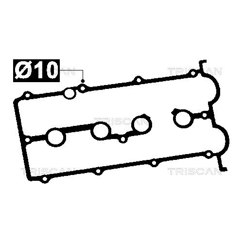 TRISCAN Dichtung, Zylinderkopfhaube