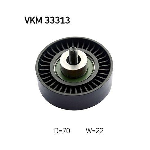 SKF Umlenk-/Führungsrolle, Keilrippenriemen