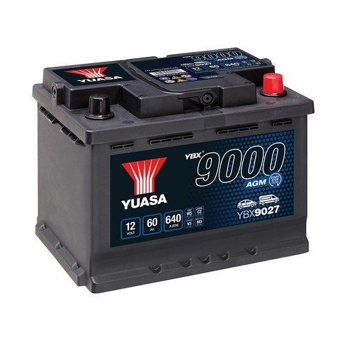 YUASA Starterbatterie YBX9000 AGM Start Stop Plus Batteries