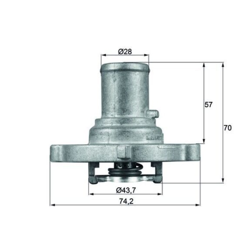 MAHLE Thermostat, Kühlmittel BEHR