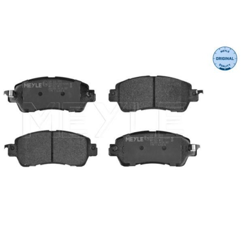MEYLE Bremsbelagsatz, Scheibenbremse MEYLE-ORIGINAL: True to OE.