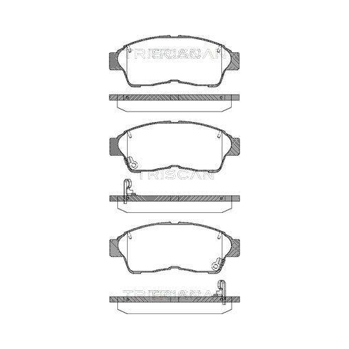 TRISCAN Bremsbelagsatz, Scheibenbremse