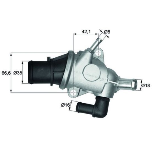 MAHLE Thermostat, Kühlmittel BEHR