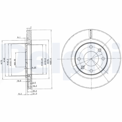 DELPHI Bremsscheibe