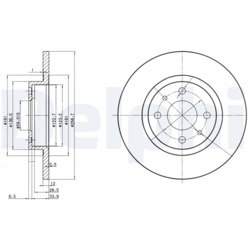 DELPHI Bremsscheibe