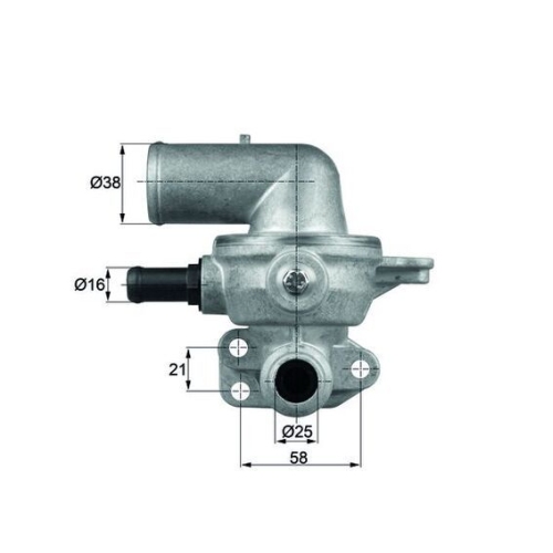 MAHLE Thermostat, Kühlmittel BEHR