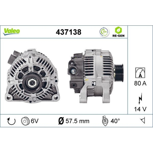 VALEO Generator VALEO RE-GEN AT