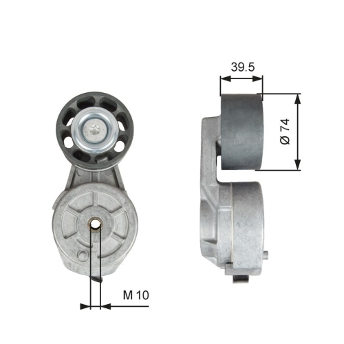 GATES Riemenspanner, Keilrippenriemen FleetRunner™