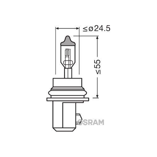 ams-OSRAM Glühlampe, Abbiegescheinwerfer ORIGINAL