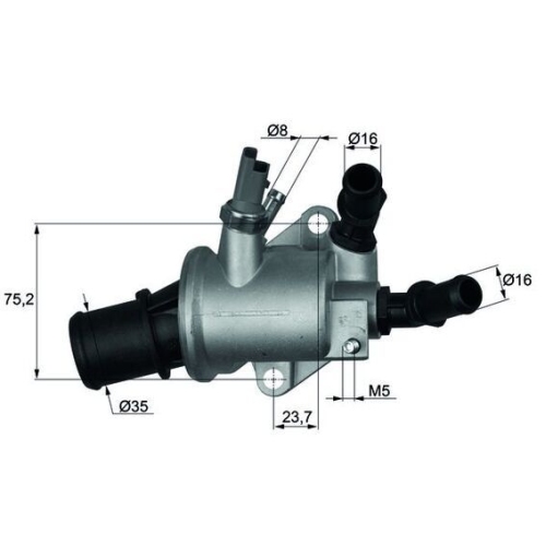 MAHLE Thermostat, Kühlmittel BEHR