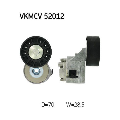 SKF Riemenspanner, Keilrippenriemen