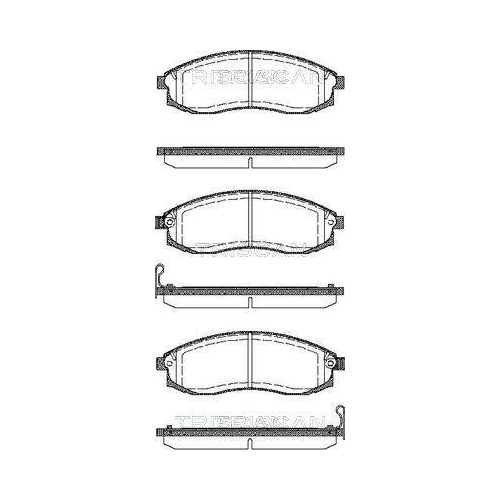 TRISCAN Bremsbelagsatz, Scheibenbremse