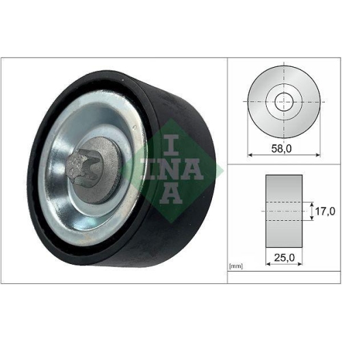 Schaeffler INA Umlenk-/Führungsrolle, Keilrippenriemen