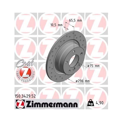 ZIMMERMANN Bremsscheibe SPORT Z