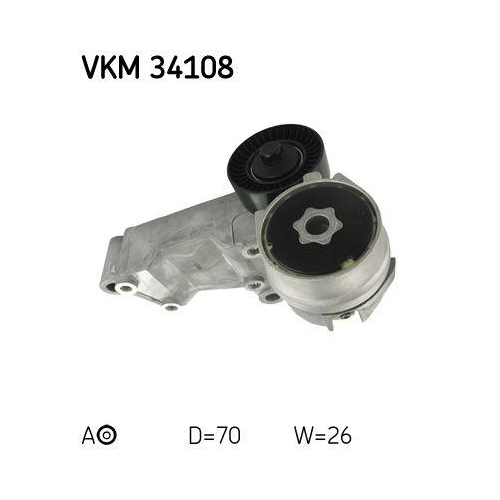 SKF Riemenspanner, Keilrippenriemen