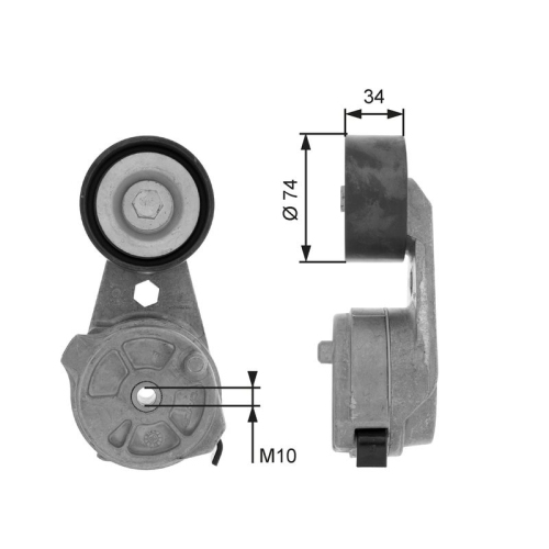 GATES Riemenspanner, Keilrippenriemen FleetRunner™