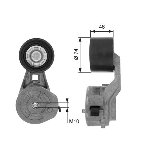 GATES Riemenspanner, Keilrippenriemen FleetRunner™