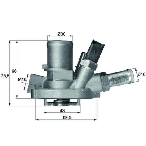 MAHLE Thermostat, K&uuml;hlmittel BEHR