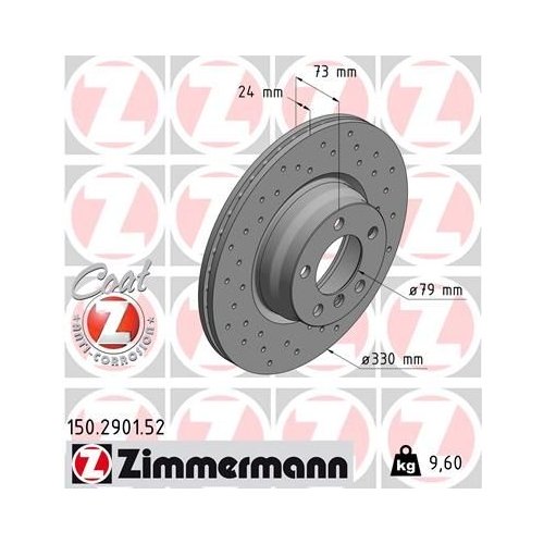 ZIMMERMANN Bremsscheibe SPORT Z