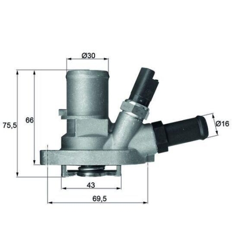 MAHLE Thermostat, Kühlmittel BEHR