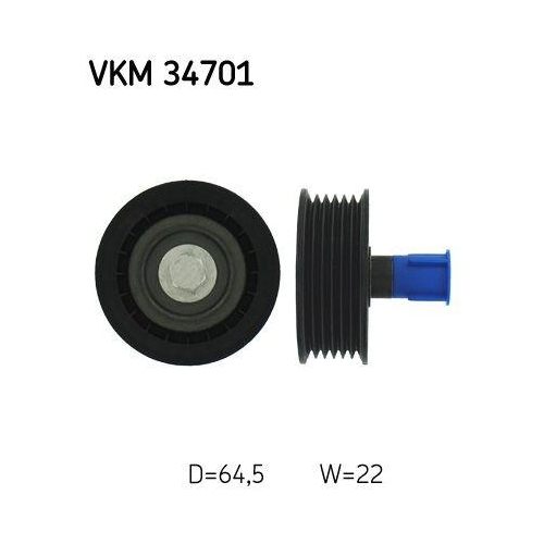 SKF Umlenk-/F&uuml;hrungsrolle, Keilrippenriemen
