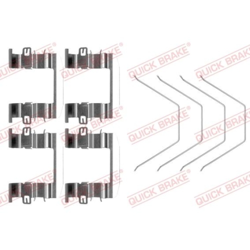 QUICK BRAKE Zubehörsatz, Scheibenbremsbelag