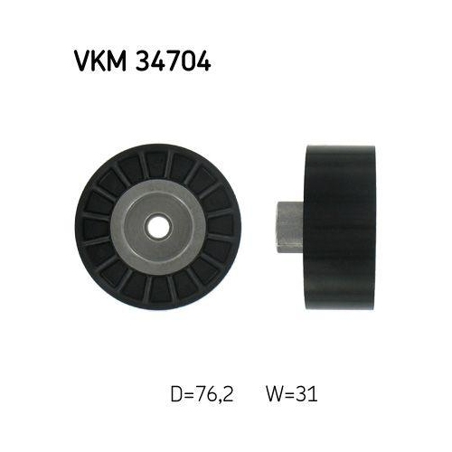 SKF Umlenk-/F&uuml;hrungsrolle, Keilrippenriemen