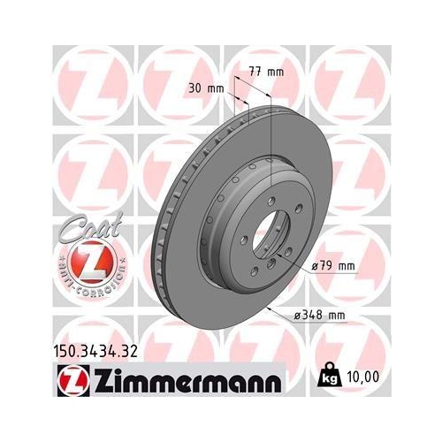 ZIMMERMANN Bremsscheibe FORMULA F