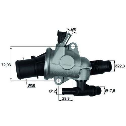 MAHLE Thermostat, Kühlmittel BEHR