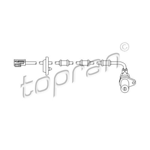 TOPRAN Sensor, Raddrehzahl