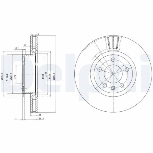 DELPHI Bremsscheibe