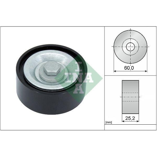 Schaeffler INA Umlenk-/Führungsrolle, Keilrippenriemen