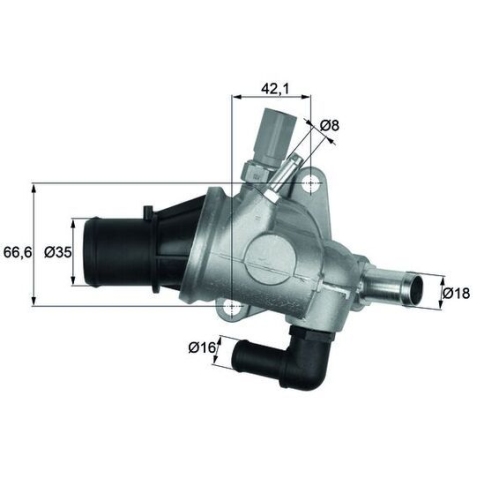 MAHLE Thermostat, Kühlmittel BEHR