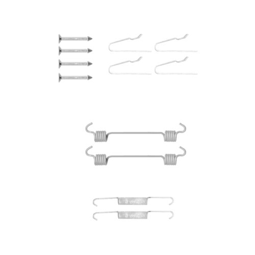 HELLA PAGID Zubehörsatz, Feststellbremsbacken