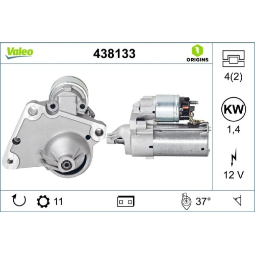 VALEO Starter VALEO ORIGINS NEW OE TECHNOLOGIE