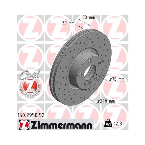 ZIMMERMANN Bremsscheibe SPORT Z