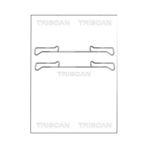 TRISCAN Zubehörsatz, Scheibenbremsbelag