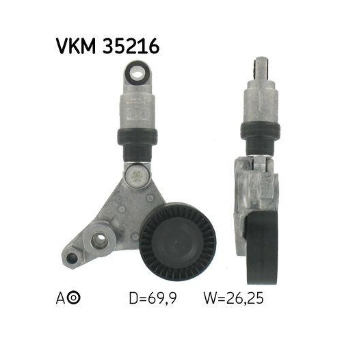 SKF Riemenspanner, Keilrippenriemen